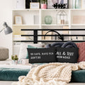 Mingnei Call Your Mom Reversible Decorative Pillow Cover 12x20 Black by Deal US