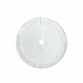 USILAND Christmas Tree Skirt White Faux Fur Rhombus Texture Size 32 by Deal US