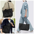 ZFZGFRCS Faux Leather Tote Bag Large Beige Handbag with Wallet by Deal US