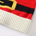 INOGIH Christmas Santa Hat Knitted Beanie Pom Pom Winter Cap Unisex - Size M by Deal US