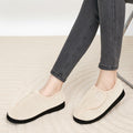 HARENCE Women's Slippers Memory Foam Adjustable Fur Lined Size 38/39 by Deal US