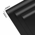 Funfery 20 Sheets Black Flower Bouquet Wrapping Paper Gold Edge Waterproof by Deal US