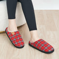 Ablanczoom Unisex Memory Foam House Slippers Slip On Anti Skid Red Size 46/47 by Deal US