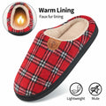 Ablanczoom Unisex Memory Foam House Slippers Slip On Anti Skid Red Size 46/47 by Deal US