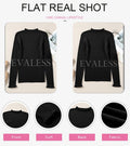 EVALESS Red Ribbed Knit Sweater Women Casual Long Sleeve Pullover Size XXL by Deal US