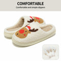 Jogyew Women Christmas Reindeer Holiday Slippers Red Size US 6-7B(M) by Deal US