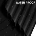 Funfery 20 Sheets Black Flower Bouquet Wrapping Paper Gold Edge Waterproof by Deal US