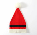 INOGIH Christmas Santa Hat Knitted Beanie Pom Pom Winter Cap Unisex - Size M by Deal US