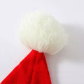 INOGIH Christmas Santa Hat Knitted Beanie Pom Pom Winter Cap Unisex - Size M by Deal US