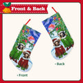 MOLAIGIN Christmas Black Labrador Chocolate lab Santa Dog Retriever 18 Inches by Deal US