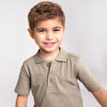 HonestBaby Polo T-Shirt Organic Cotton Infant Unisex Khaki - Size Newborn by Deal US