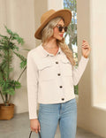 BZB Womens Cardigan Sweater Long Sleeve Open Front Knit White - Size XXL by Deal US
