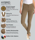 Hybrid & Company Corduroy Skinny Pants Camel Size 11 by Deal US