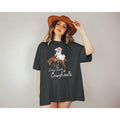 Western Halloween T-Shirt Funny Cowghouls Spooky Grey Size M by Deal US