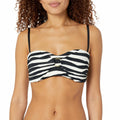 Skye Women's Hilda Bandeau Bikini Top Black Molded Cups Size Standard by Deal US