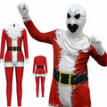 VSAEJO Halloween Clown Costume Jumpsuit Mask Set Adults Size L by Deal US