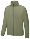 Little Donkey Andy Men's Windbreaker Jacket Lightweight Water-resistant Sage XL