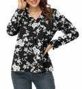 Jouica V Neck Tunic Top Women Black Size Small by Deal US