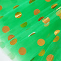 DMLBC Women's Green Polka Dot Tulle Tutu Skirt Ballet Costume Dress-Up - Size L by Deal US