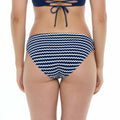Skye Melanie Low Rise Bikini Bottom Breaking Waves Stripe Size XL by Deal US
