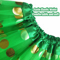 DMLBC Women's Green Polka Dot Tulle Tutu Skirt Ballet Costume Dress-Up - Size L by Deal US