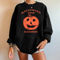 KIMSOONG Womens Oversized Halloween Pumpkin Sweatshirt Apricot Size XL by Deal US