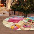 Mele Kalikimaka 36" Christmas Tree Skirt Soft Holiday Decor Xmas by Deal US
