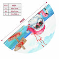 Mele Kalikimaka 36" Christmas Tree Skirt Soft Holiday Decor Xmas by Deal US