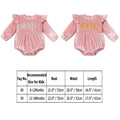 Infant Baby Girl Velvet Romper Pink Christmas Outfit Size 6-12M by Deal US