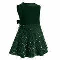 My First Christmas Baby Girl Velvet Dress Emerald Green 18-24 Months by Deal US