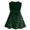 My First Christmas Baby Girl Velvet Dress Emerald Green 18-24 Months by Deal US