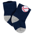 Gerber Baby Wiggle-Proof Socks Sports Blue 8-Pair Size 3-6 Months by Deal US