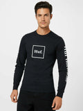 HUF Mens Domestic LS Tee T-Shirt Black Size Small US by Deal US