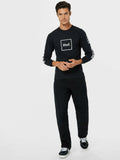 HUF Mens Domestic LS Tee T-Shirt Black Size Small US by Deal US