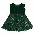 My First Christmas Baby Girl Velvet Dress Emerald Green 18-24 Months by Deal US