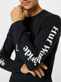 HUF Mens Domestic LS Tee T-Shirt Black Size Small US by Deal US