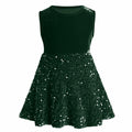 My First Christmas Baby Girl Velvet Dress Emerald Green 18-24 Months by Deal US
