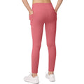 BHRIWRPY 4-Pack Girl Yoga Leggings with 2 Pockets-Active Workout Pants, Black XL by Deal US