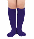 Zando Kids Soccer Socks Cotton Purple Size 6-8 by Deal US