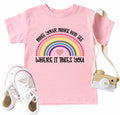 CAZYCHILD Dot Day Kids T-Shirt Rainbow Toddler Size Colorful - Size 5T by Deal US