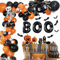 Halloween DIY Party Supplies Arch Kit with Cobweb BOO Spider Skeleton Balloons by Deal US