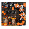 Halloween DIY Party Supplies Arch Kit with Cobweb BOO Spider Skeleton Balloons by Deal US