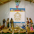 Outus Happy Birthday Jesus Banner Backdrop Christmas Nativity 6x6 ft by Deal US