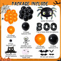Halloween DIY Party Supplies Arch Kit with Cobweb BOO Spider Skeleton Balloons by Deal US