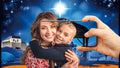 YYNXSY Nativity Scene Backdrop 10x8FT Christmas Star Night Blue by Deal US