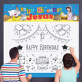 Outus Happy Birthday Jesus Banner Backdrop Christmas Nativity 6x6 ft by Deal US