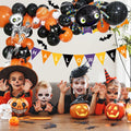 Halloween DIY Party Supplies Arch Kit with Cobweb BOO Spider Skeleton Balloons by Deal US