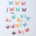 THJ 48Pcs Edible Wafer Paper Butterflies Cake Decoration Mix Color by Deal US