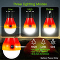 Doukey Portable LED Camping Lantern 4 Pack Emergency Light for Hiking by Deal US