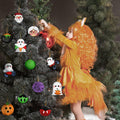 Bolisom 36 Pc Halloween Christmas Tree Ornaments Ghost Pumpkin Gold Rope by Deal US